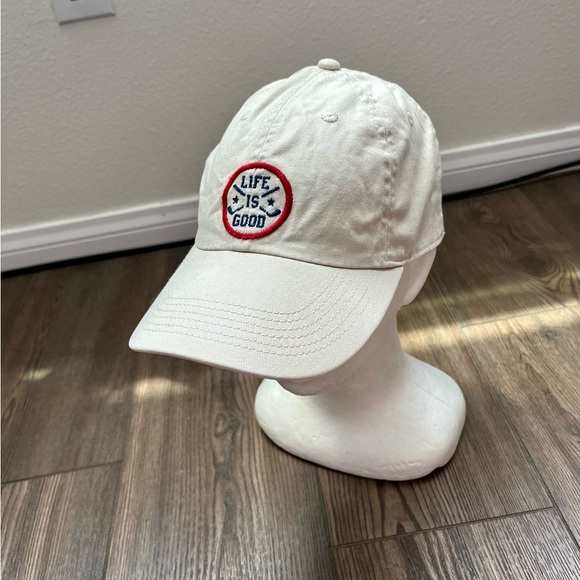 Life is Good Kids Cream Cap - Picture 1 of 10